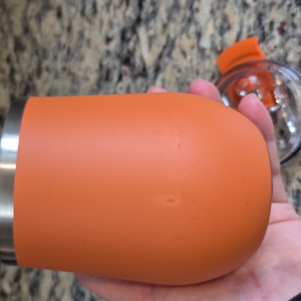 Brumate Uncork'd Insulated Wine Tumbler In Matte Clay - Picture 7 of 9